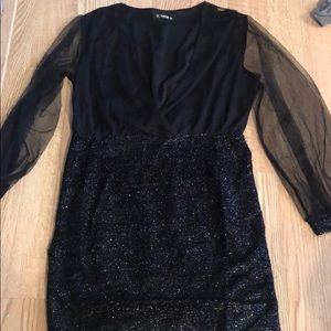 Black cocktail dress